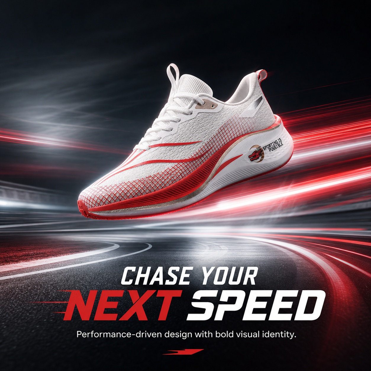 Breathable Mesh Athletic Shoes - Chaussures de course Marathon avec plaque