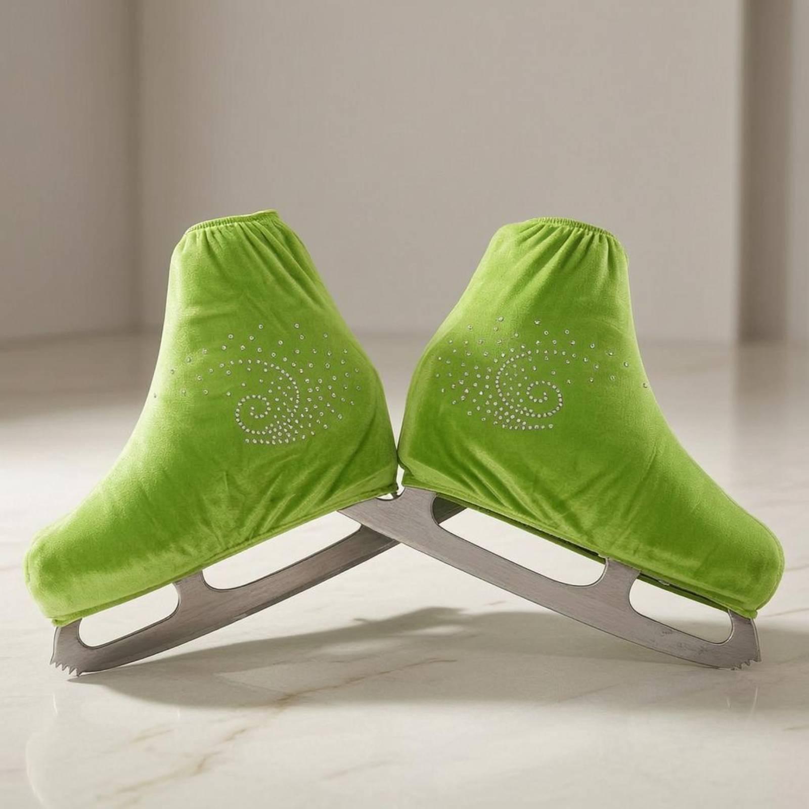Boots - Couvre-chaussures de patinage artistique en velours