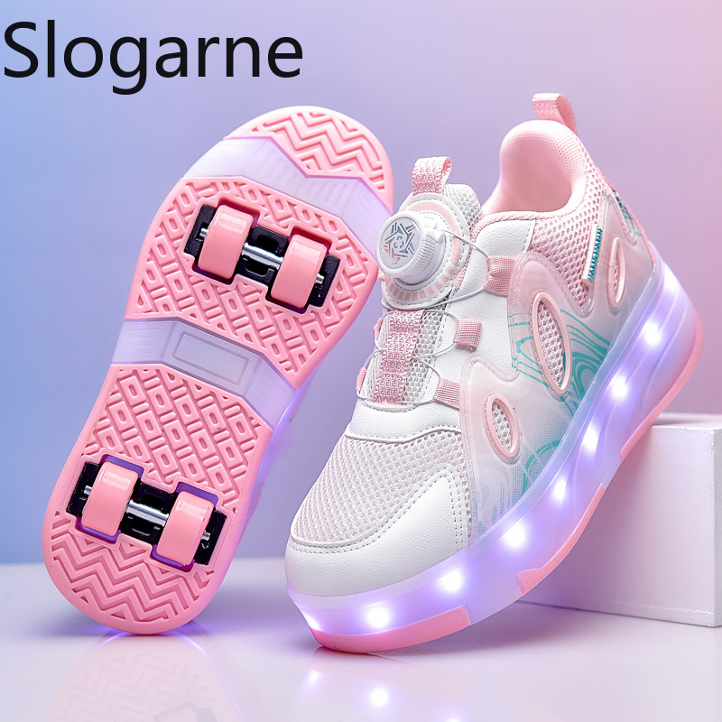 Running Shoes - Nouvelles Chaussures à Roulettes en Maille