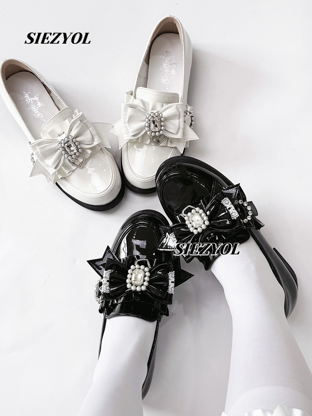 Women'S Shoes - Chaussures en cuir décontractées de style