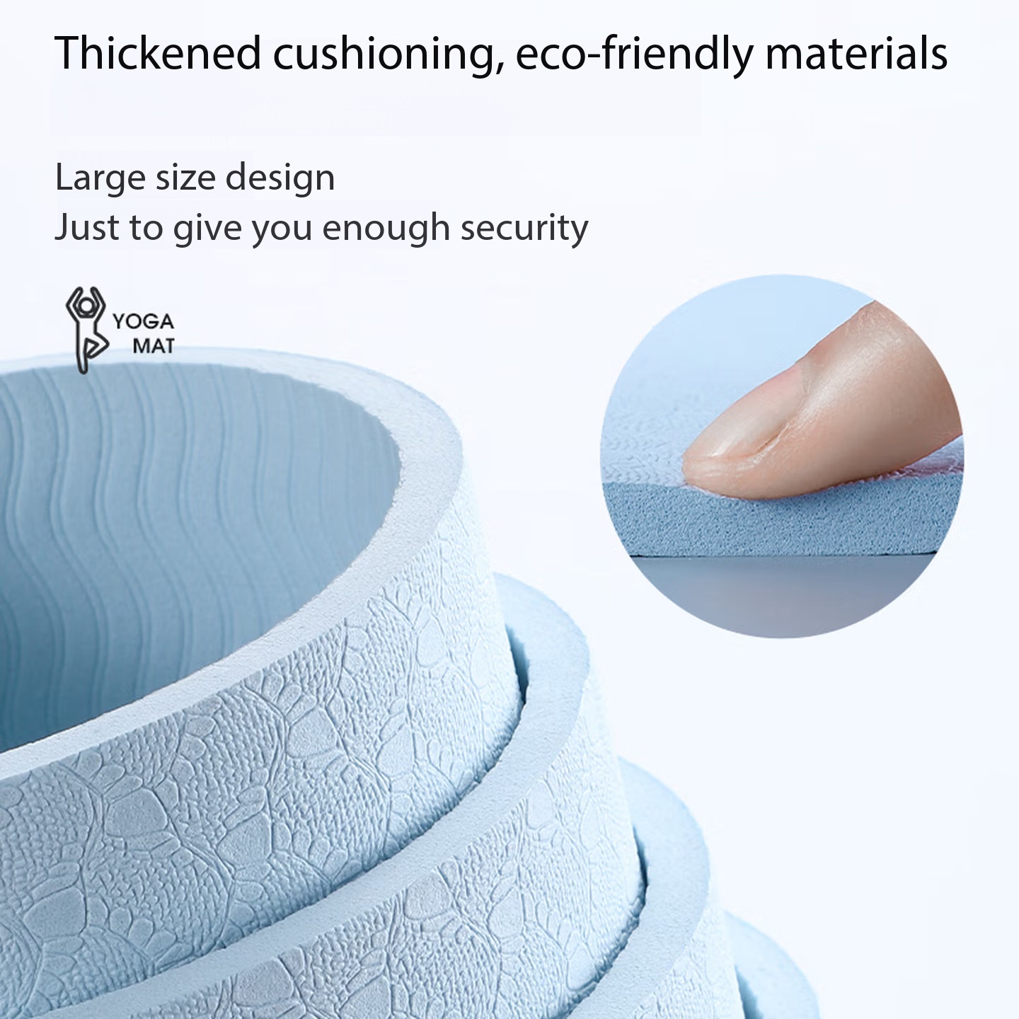 Shock Absorbing Gym Trainers - Tapis épais antidérapant absorbant les chocs,