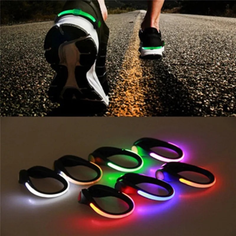 Reflective Night Running Shoes - 2024 pince à chaussures lumineuse lumière