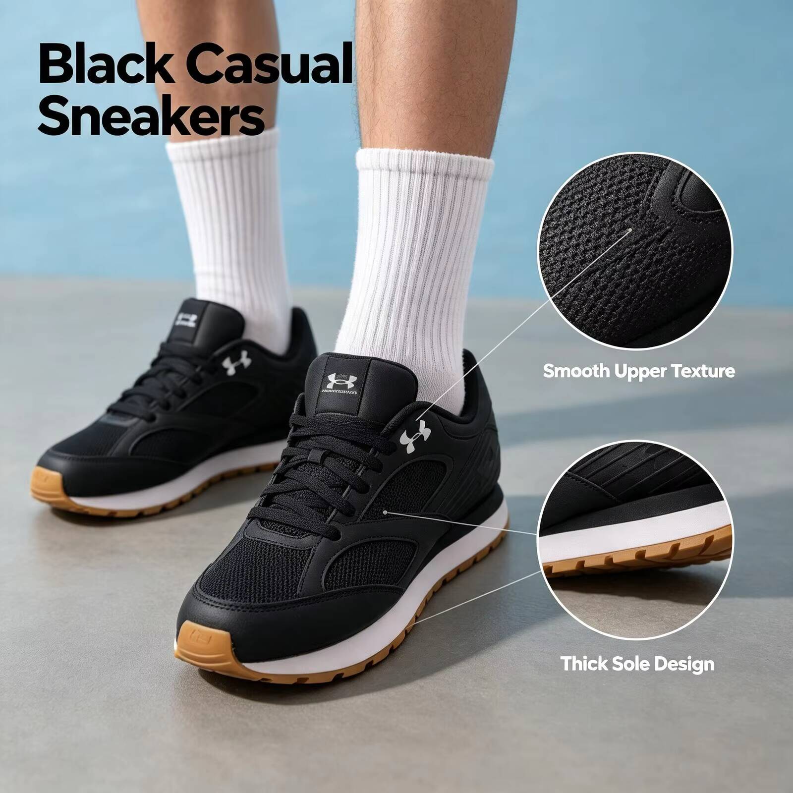 Air Cushion Jogger Shoes Men - Nouvelles chaussures de course Under Armour