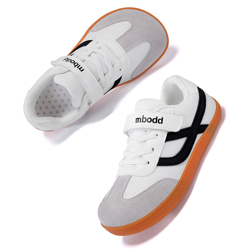 Wide Toe Box Running Sneakers - Chaussures minimalistes pour enfants, garçons/filles, à