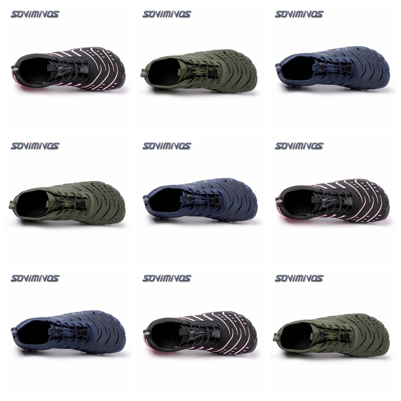 Wide Toe Box Running Sneakers - Chaussures pieds nus pour hommes, à