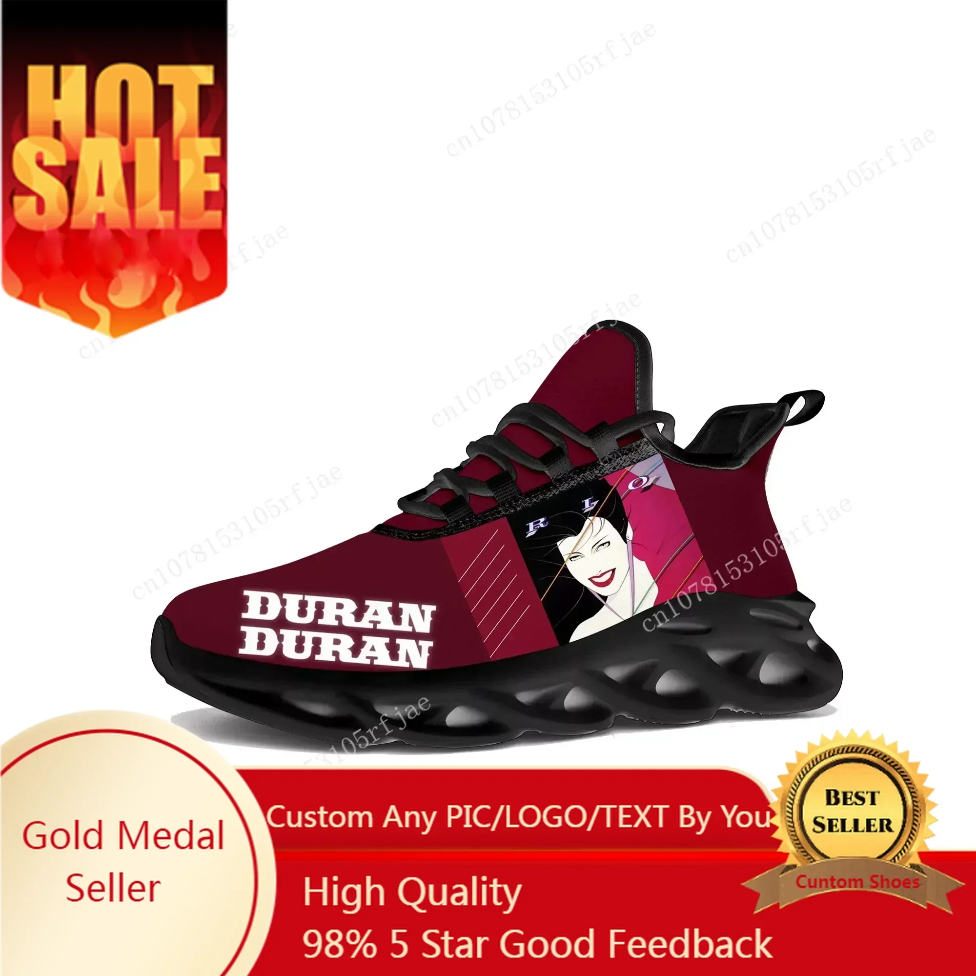 Running Shoes - Duran Duran – baskets plates pour