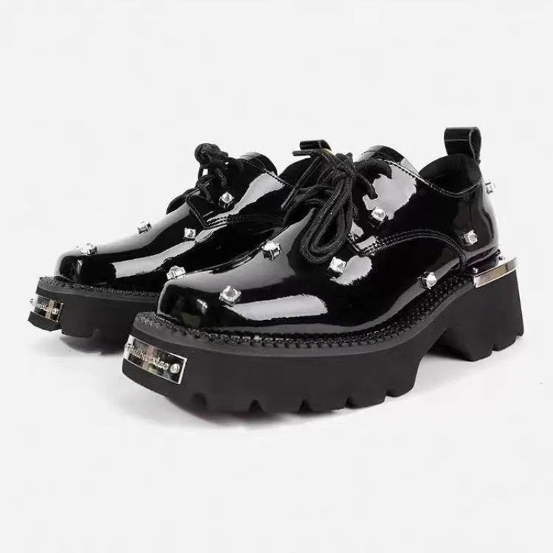 Mocassins à plateforme en cris - Sandals avis et prix