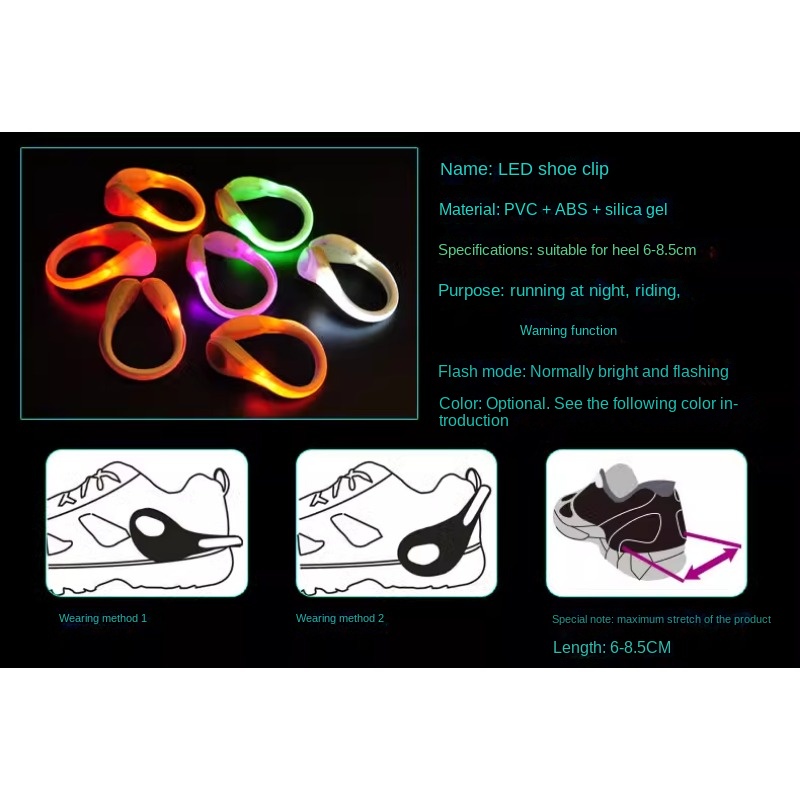 2024 pince à chaussures lumine - Reflective Night Running Shoes avis et prix