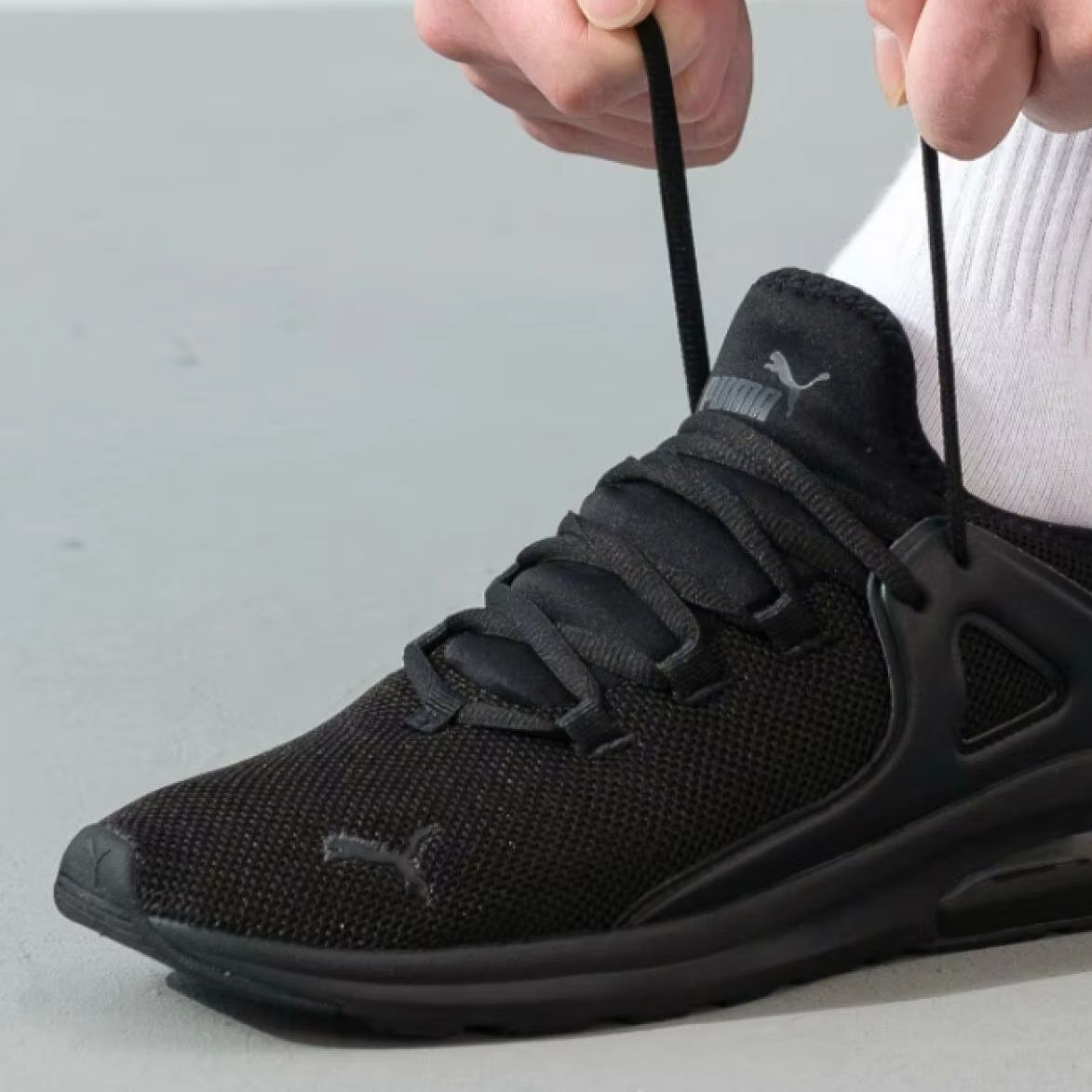 Chaussures décontractées pour  - Knit Fabric Lace Up Sneakers avis et prix
