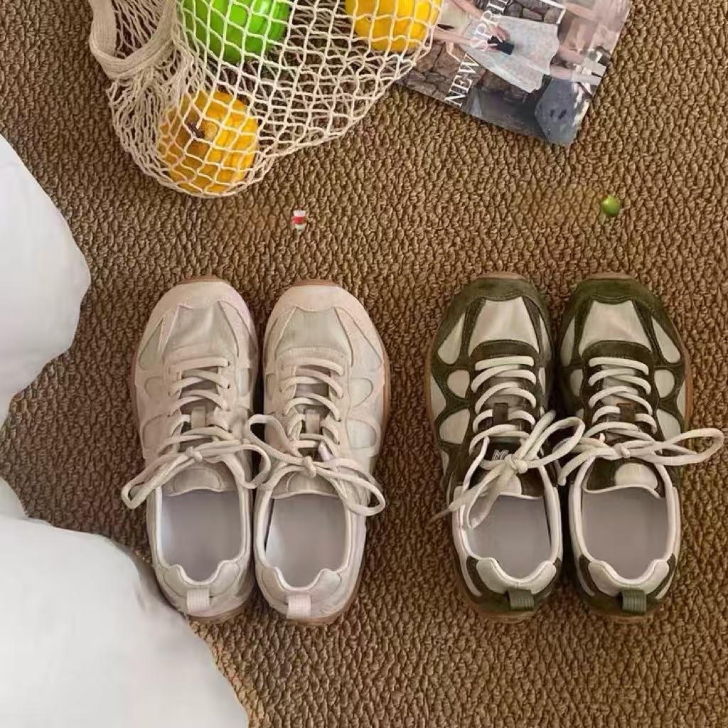 Baskets vintage en patchwork à - Sneakers avis et prix
