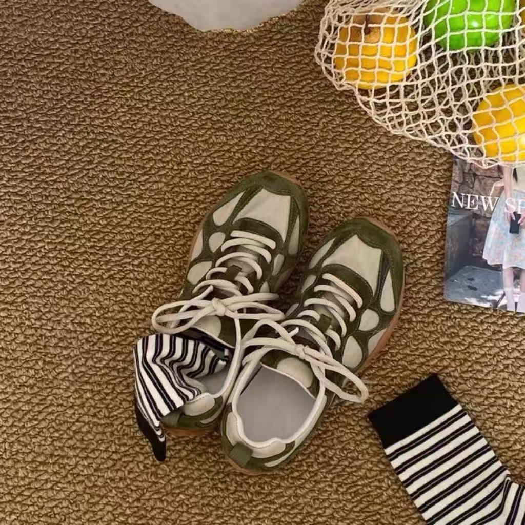 Baskets vintage en patchwork à - Sneakers avis et prix