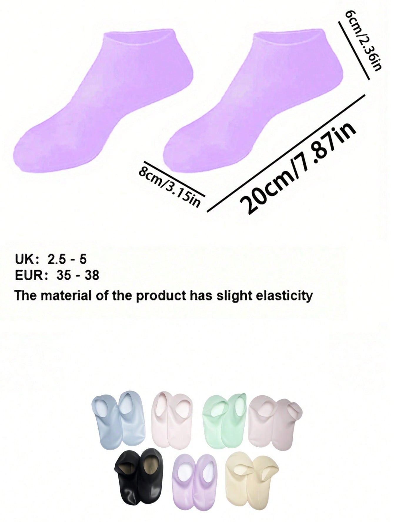 1 paire de chaussettes hydrata - Heels avis et prix